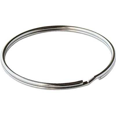 Lucky Line Tempered Steel Nickel-Plated 3/4 In. Key Ring (100-Pack)