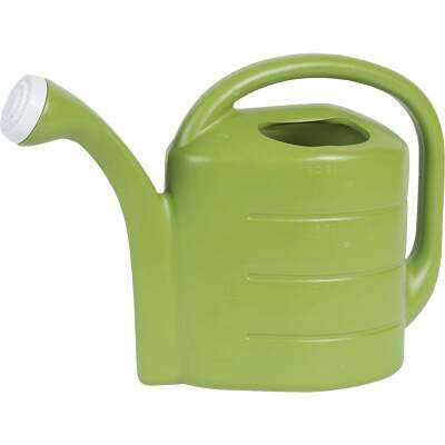 Novelty 2 Gal. Green Poly Deluxe Watering Can