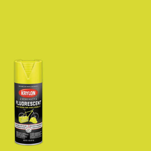 Krylon 11 Oz. Fluorescent Spray Paint, Lemon Yellow
