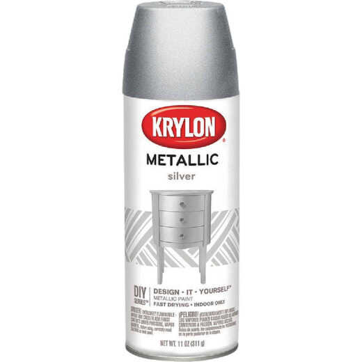 Krylon 11 Oz. Metallic Gloss General Purpose Spray Paint, Silver